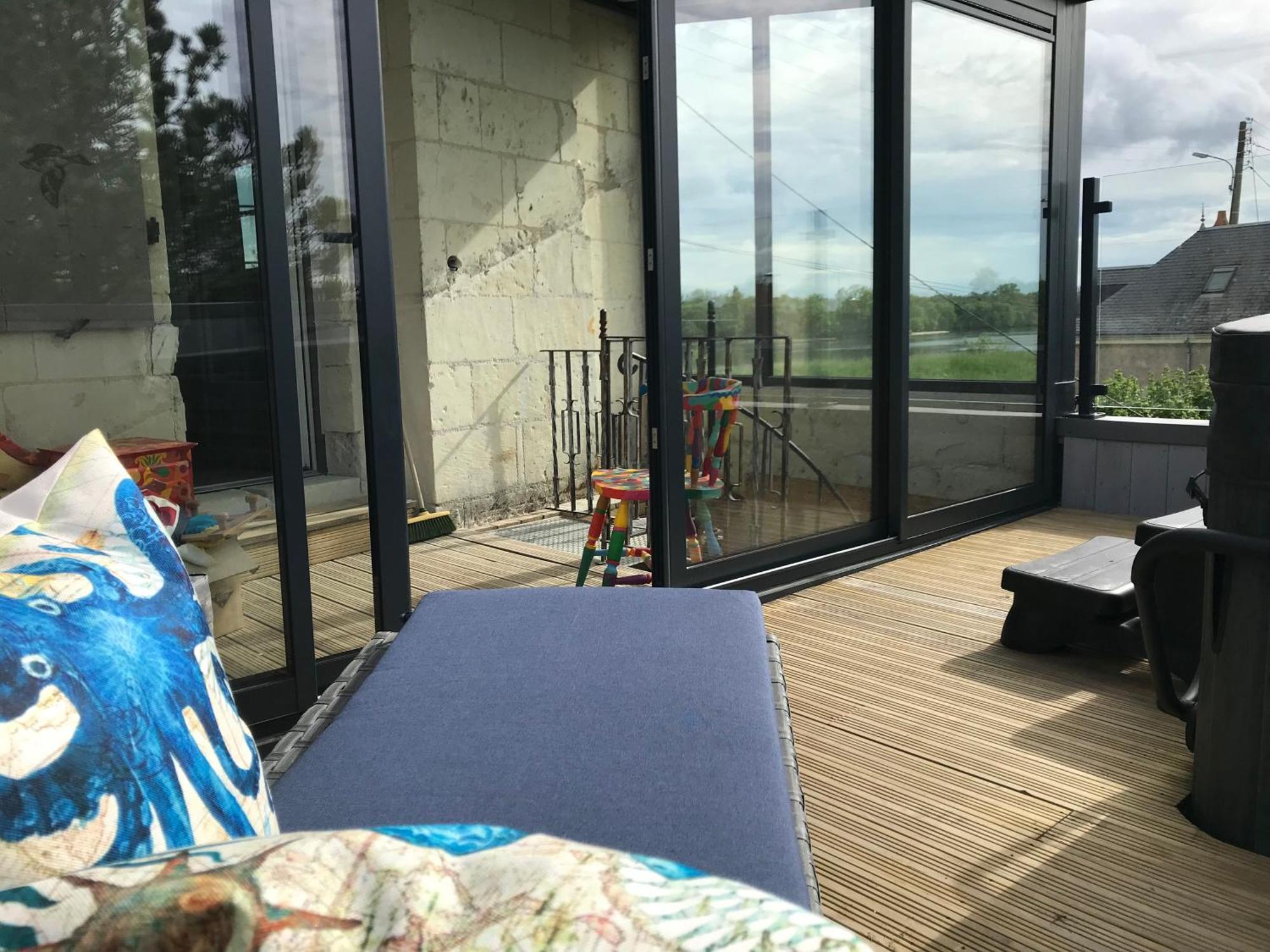 Jacuzzi Et Vue Sur Loire - Maison D'Hotes L'Odyssee La Chapelle-sur-Loire 外观 照片